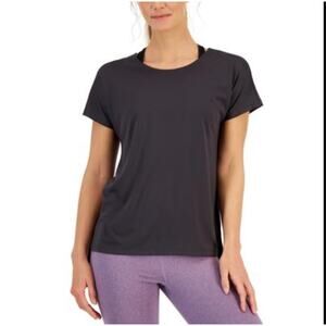 ID IDEOLOGY Womens Lightweight Techy T-Shirt Large Black Short Sleeve NWT